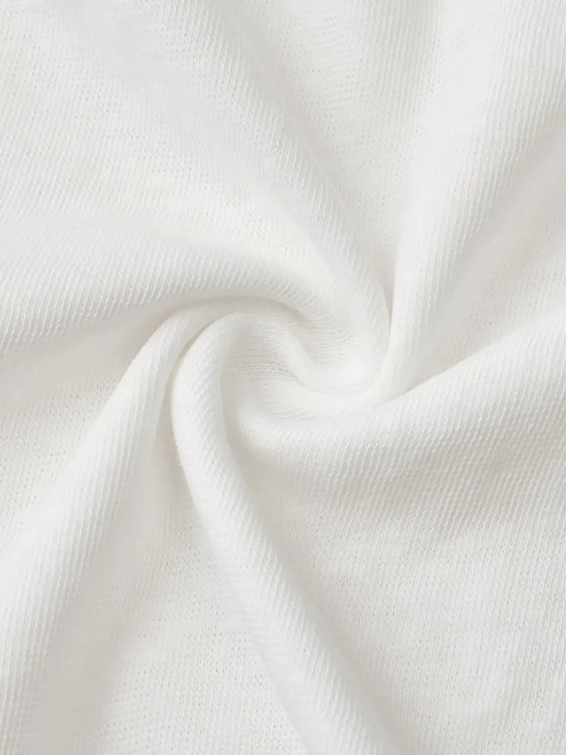 Ruffle Trim One Shoulder Printed Cotton Blend T Shirts - Image 8